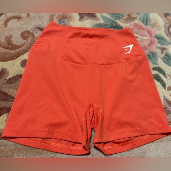Gymshark Bright Red Athletic Shorts - Picture 1 of 3